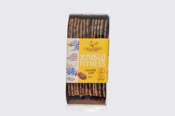 Хлібці &laquo;Фітнес з насінням льону&raquo;  120 г 1825 фото