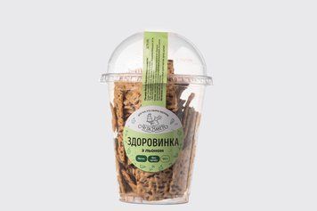Печиво без цукру &laquo;Здоровинка з льоном&raquo; 90г  1968 фото